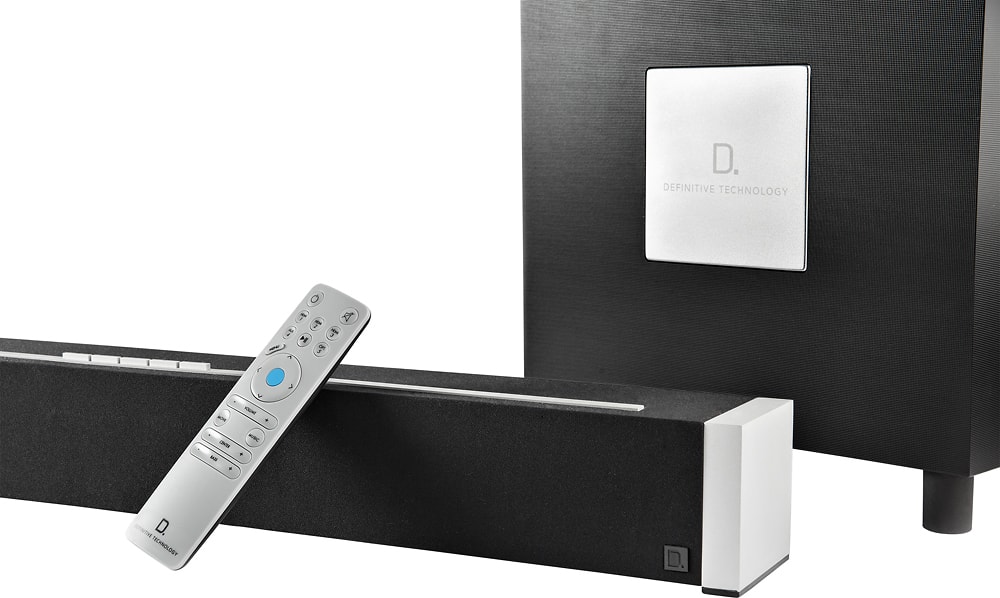 Alt View 13. Definitive Technology - W Studio Soundbar with 8" Wireless Subwoofer and Wi-Fi Music Streaming - Black.