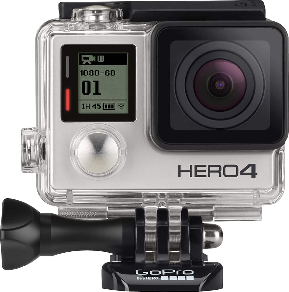 Gopro Hero4 Silver Action Camera Silver Gopro Hero4 Silver Best Buy