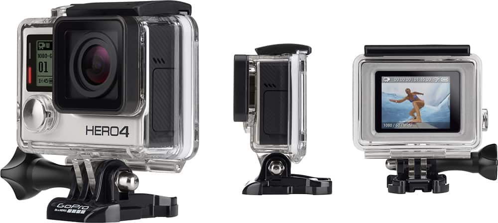 Best Buy: GoPro HERO4 Silver Action Camera Silver GoPro HERO4 Silver