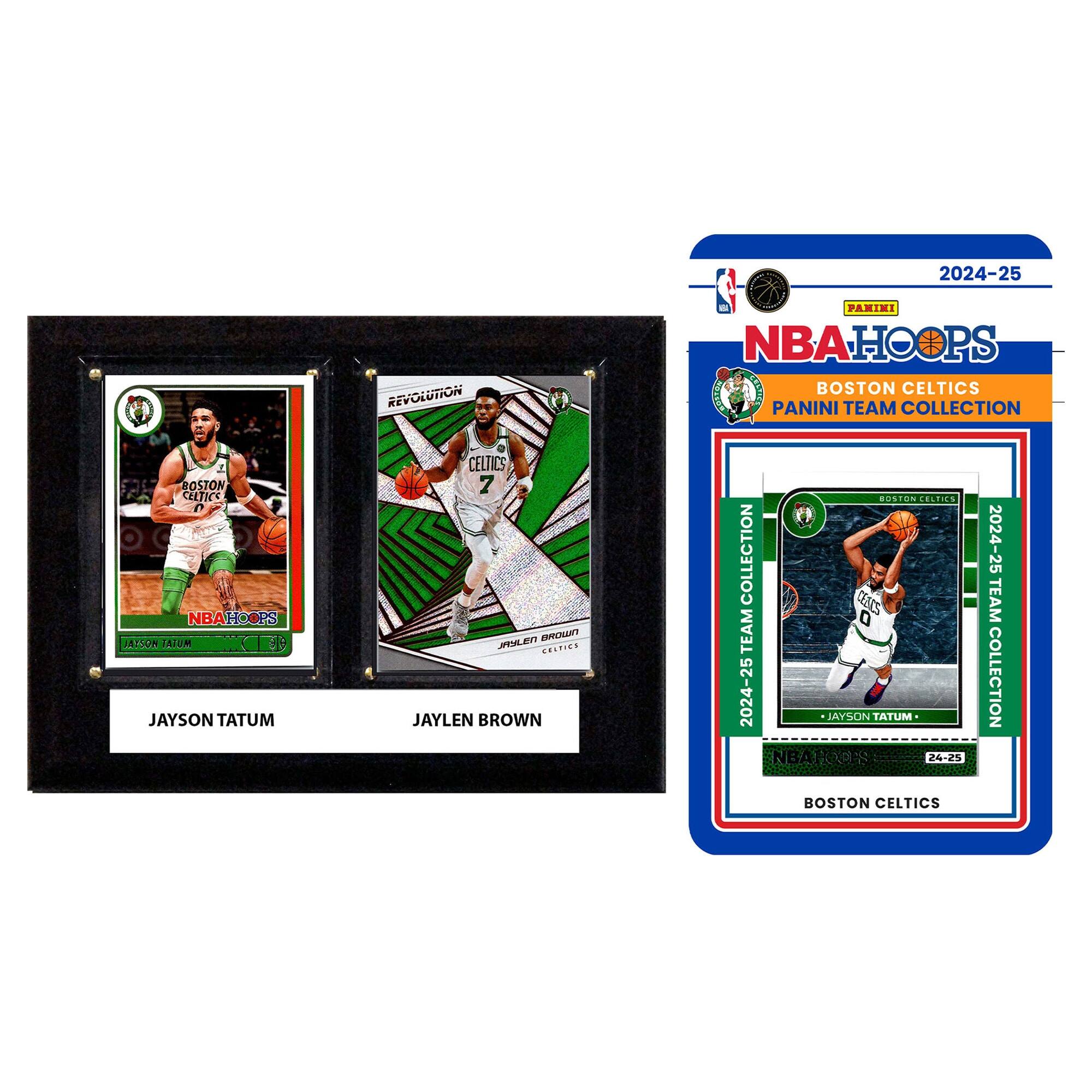 2024-25 NBAHOOPS  
PANINI TEAM COLLECTION  
BOSTON CELTICS  

JAYSON TATUM  
JAYLEN BROWN  

2024-25 NBAHOOPS  
PANINI TEAM COLLECTION  
BOSTON CELTICS  

JAYSON TATUM