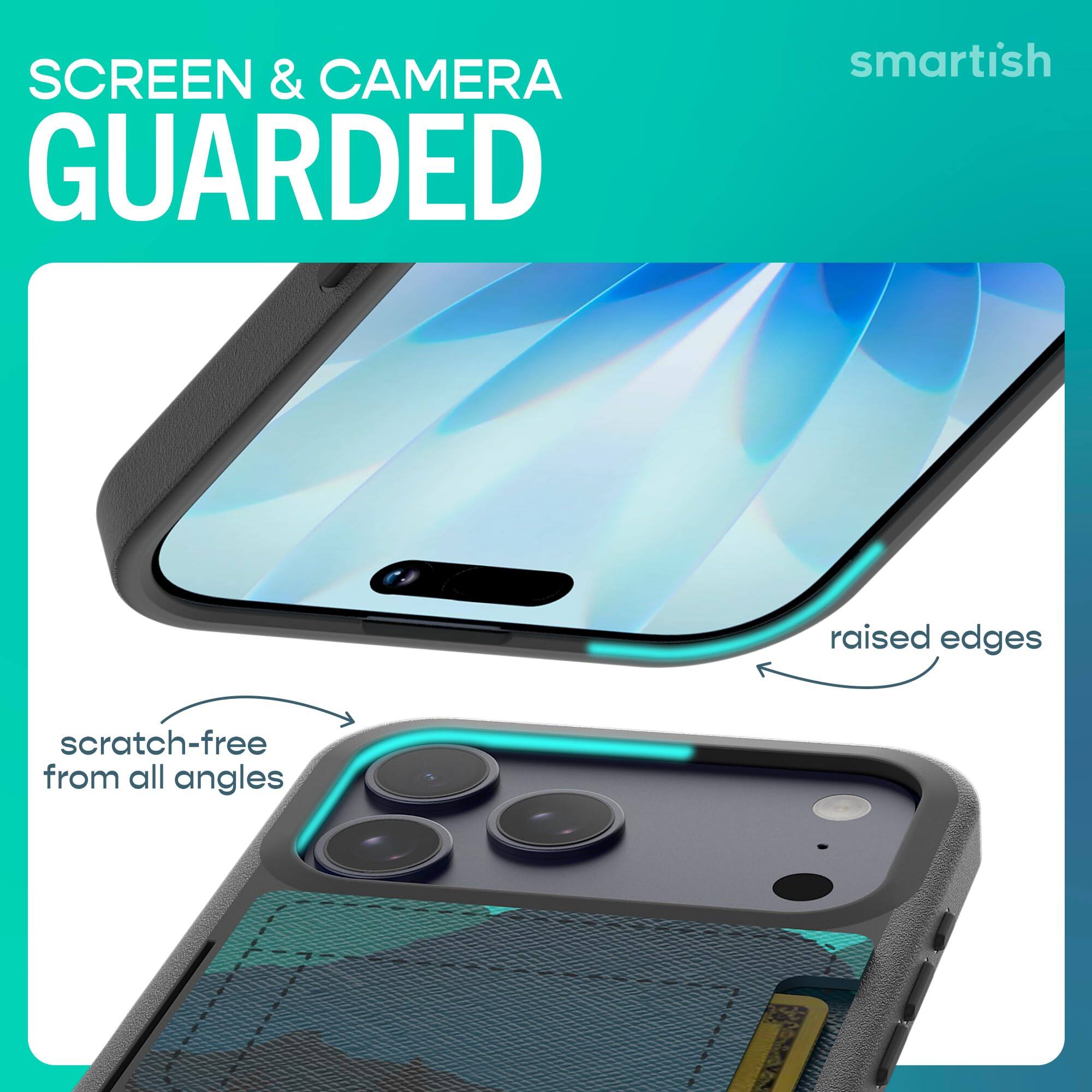 SCREEN & CAMERA GUARDED

smartish

raised edges

scratch-free from all angles