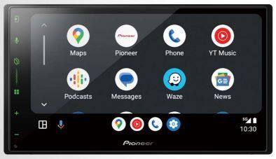 Maps  
Pioneer  
Phone  
YT Music  
Podcasts  
Messages  
Waze  
News  

10:30