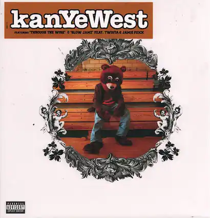kanYeWest
FEATURING "THROUGH THE WIRE" & "SLOW JAMZ" FEAT. TWISTA & JAMIE FOXX
PARENTAL ADVISORY EXPLICIT CONTENT