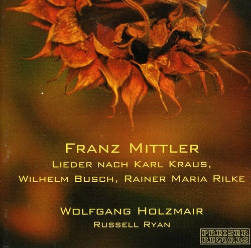 Wolfgang Holzmair - Mittler, Franz : Lieder   - COMPACT DISCS [CD] price history on PriceWatchPro