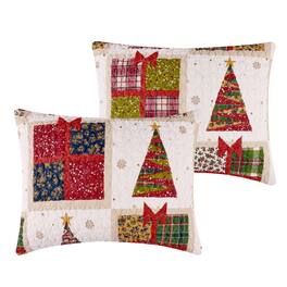 BreeBe - Deck the Halls Sham Standard - Red