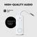 HIGH-QUALITY AUDIO
Qualcomm® aptX™
- Bluetooth 5.3
- Adaptive Codecs