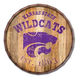Fan Creations - Kansas State Wildcats 24'' Established Date Barrel Top - Multicolor