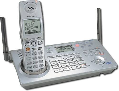 Angle Standard. Panasonic - 2-Line Expandable Cordless Phone System with Digital Answering System.