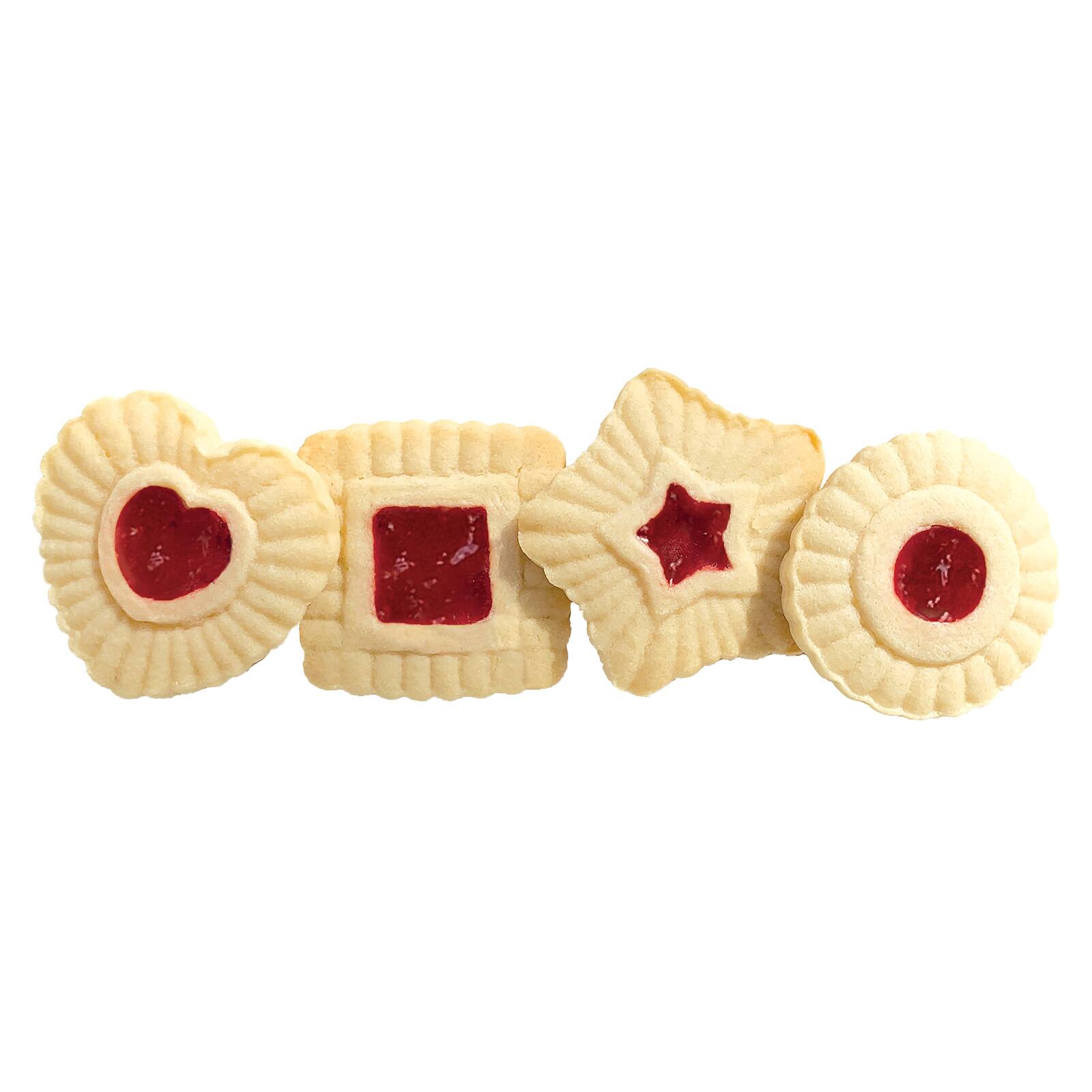 Alt View 3. Talisman Designs - Plunger Style Thumbprint and Linzer Cookie Cutters, 4 Piece Set - Multicolor.