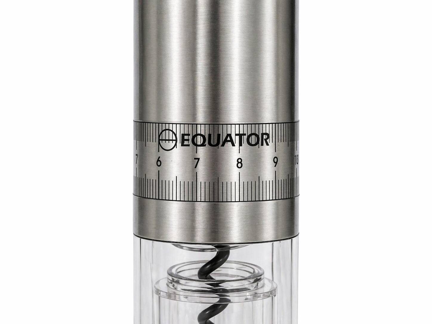 Alt View 5. Equator - Equator Electric Wine Opener Cordless w/ Charging Base, Stainless Steel Automatic Corkscrew, LED Light, Foil Cutter - Stainless.
