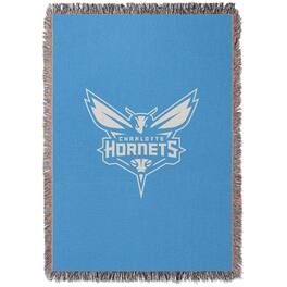 Chad & Jake - Charlotte Hornets Woven Blanket - Blue