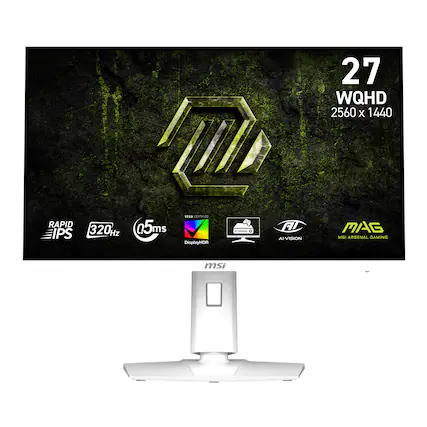 RAPID IPS 320Hz 0.5ms AI-VISION DisplayHDR 27 WQHD 2560 x 1440 MAG MSI ARSENAL GAMING