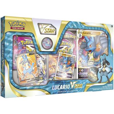 Pokmon Pokemon TCG: Lucario VSTAR Premium Collection - Best Buy Pokmon Pokemon TCG: Lucario VSTAR Premium Collection - Best Buy