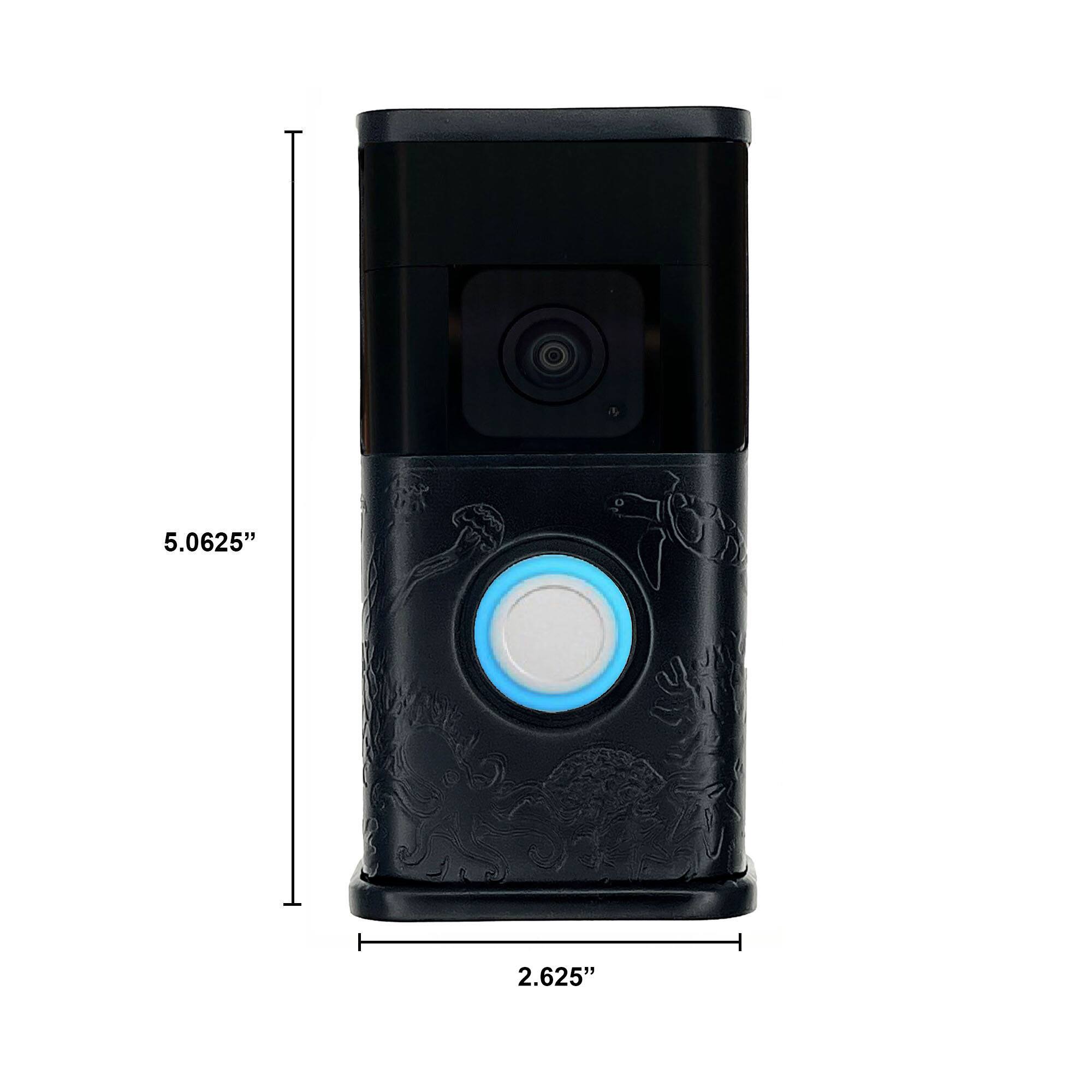 The dimensions of the device are 5.0625" in height and 2.625" in width.