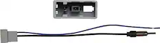 Front. Metra - Antenna Adapter for Select 1999-2023 Chevrolet Nissan Subaru Acura Infiniti - Black.