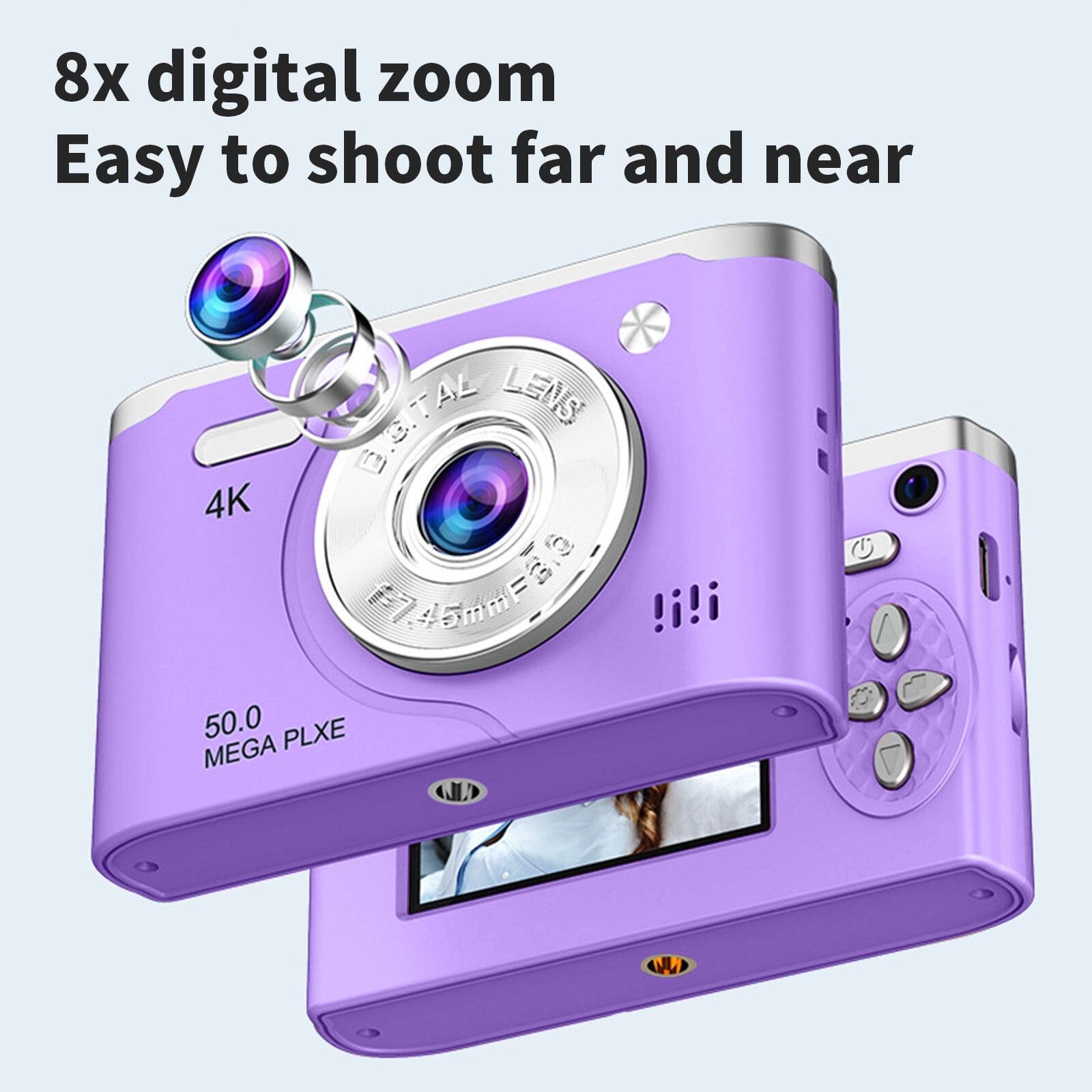 8x digital zoom  
Easy to shoot far and near  
DIGITAL LENS  
4K  
25mm F3.5  
50.0 MEGA PLXE