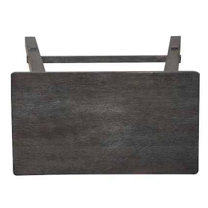 Front. Liberty Furniture Industries - Creations 30 Inch Sawhorse Stool- Slate in Various - Brown.