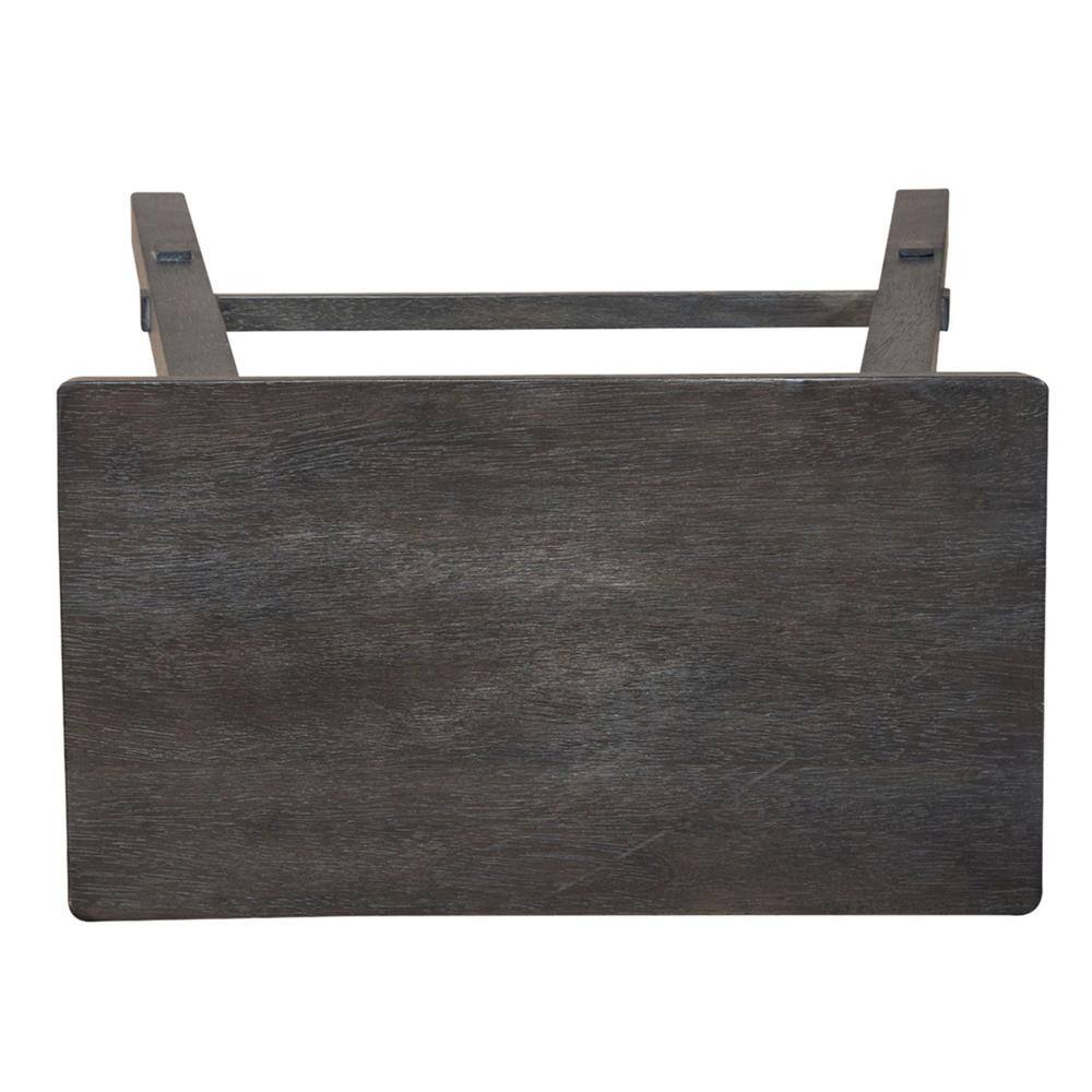 Front. Liberty Furniture Industries - Creations 30 Inch Sawhorse Stool- Slate in Various - Brown.