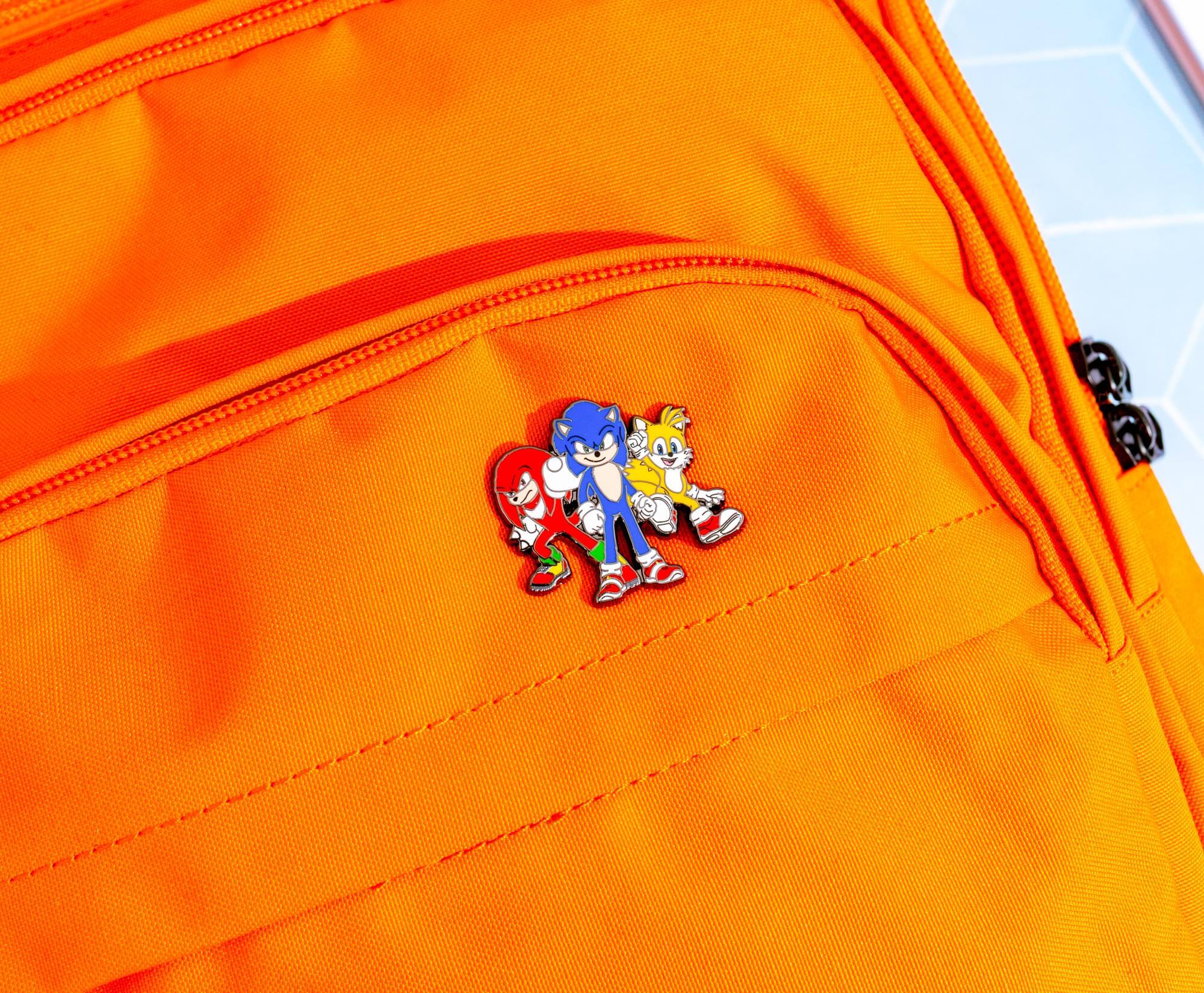 Alt View 5. SalesOne LLC - Sonic The Hedgehog 3 Character Trio Enamel Pin - Multi-Colored.