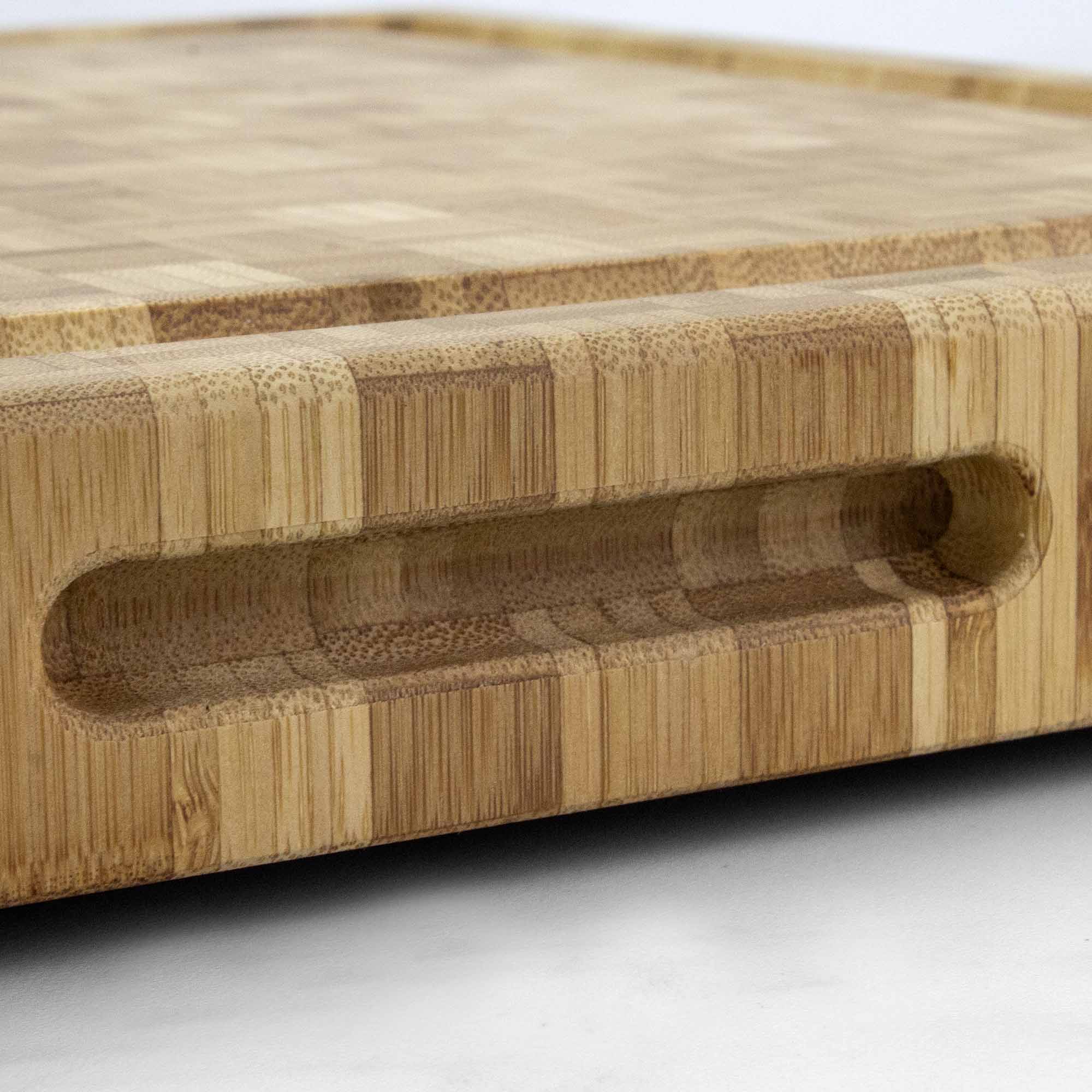Alt View 1. Totally Bamboo - Pro Board End-Grain Carving Board, 16" x 16" x 2".