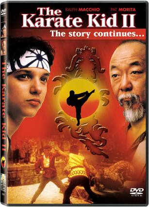Front. The Karate Kid Part II - DVD.