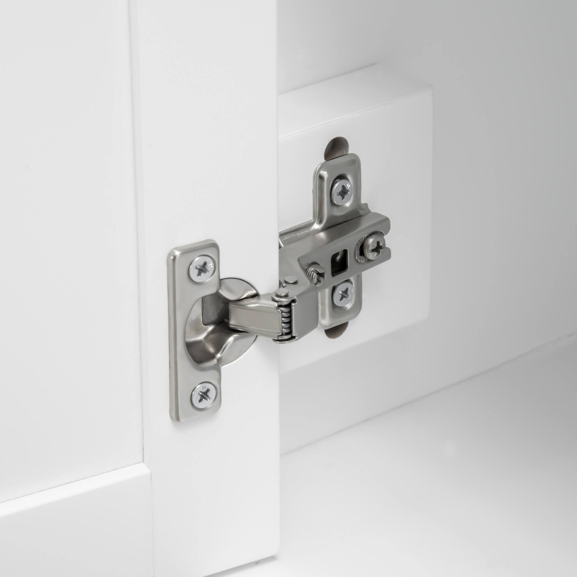 Alt View 8. Homcom - Sideboard Buffet Cabinet, Modern Accent Cabinet with 2 Drawers and Adjustable Shelves, Entryway Cabinet, White - White.