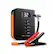 Front. ToughTested - Phoenix Jump Starter With Powerbank, Tire Inflator and Emergency Roadside Light - Black.