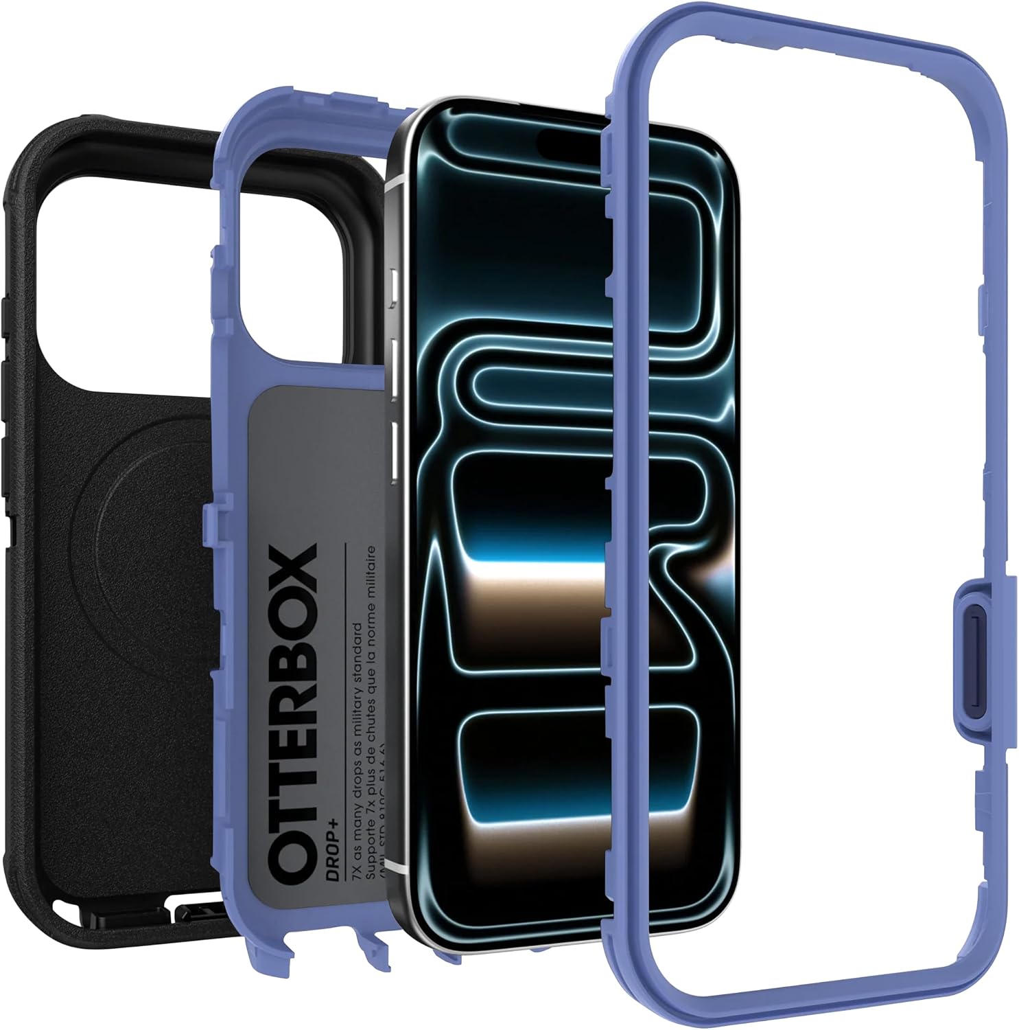 OTTERBOX  
DROP+  
standard military drops as many as 7X  
militaire norme onb chutes ep 7x  
Supporte  
614-41 910CK  
GRAILSTO