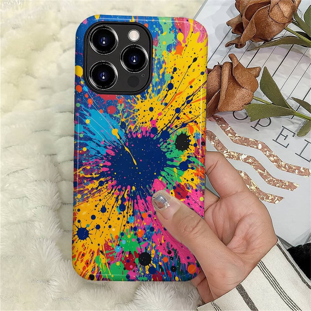 Alt View 3. Finnhomy - Smartphone Case for iPhone - Dual-Layer Heavy Duty Protective Cover - Midnight Splash - Midnight Splash for iPhone 16 Pro.