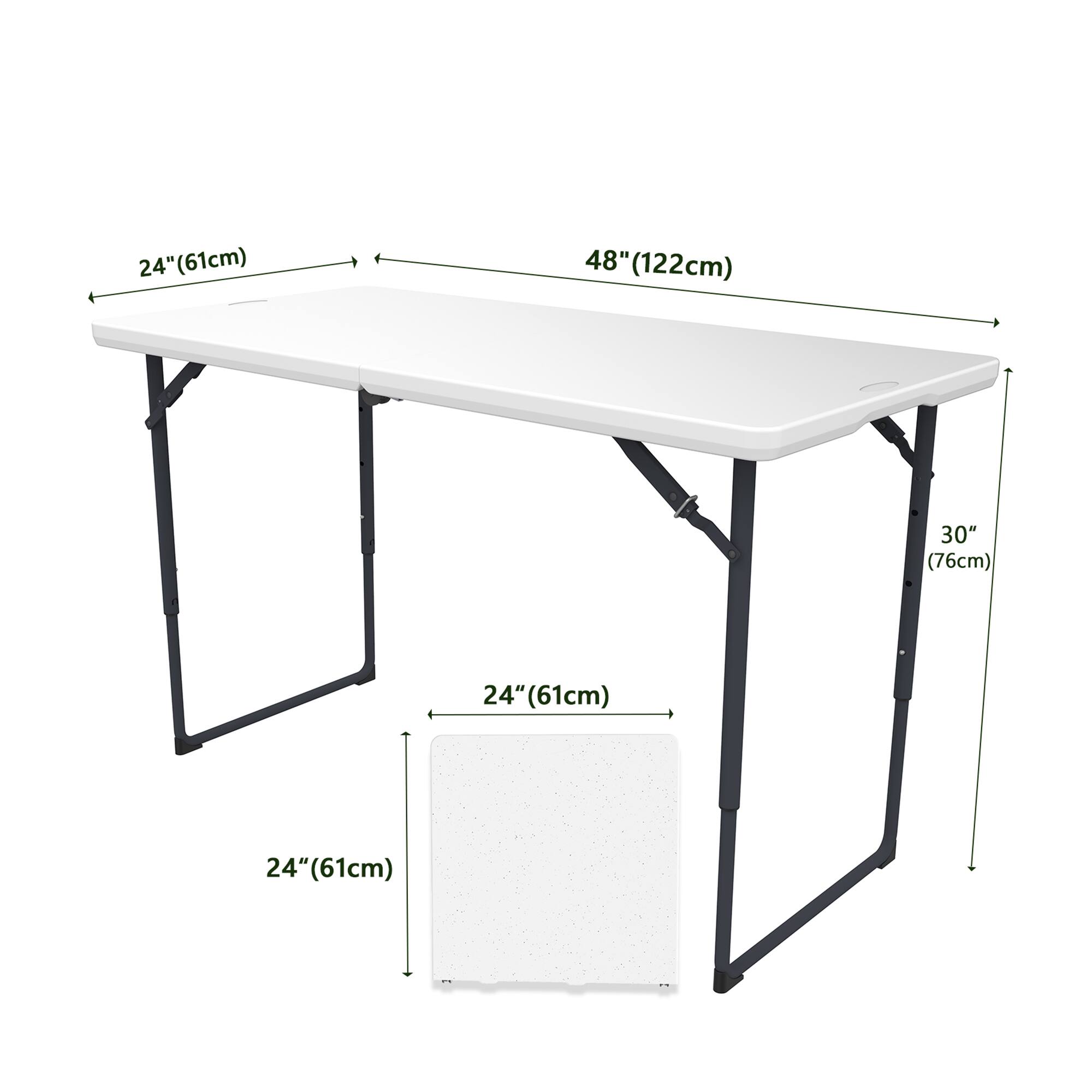 24" (61cm)  
48" (122cm)  
30" (76cm)  
24" (61cm)  
24" (61cm)