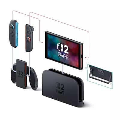 Switch 2 Console, Cleaning kit, Bundle Nintendo Switch 2 BEESKB6AA Switch 2 Console, Cleaning kit, Bundle Nintendo Switch 2 BEESKB6AA