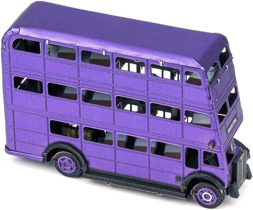 Alt View 1. Metal Earth - Metal Earth Harry Potter Knight Bus 3D Metal Model Kit Fascinations - Silver.