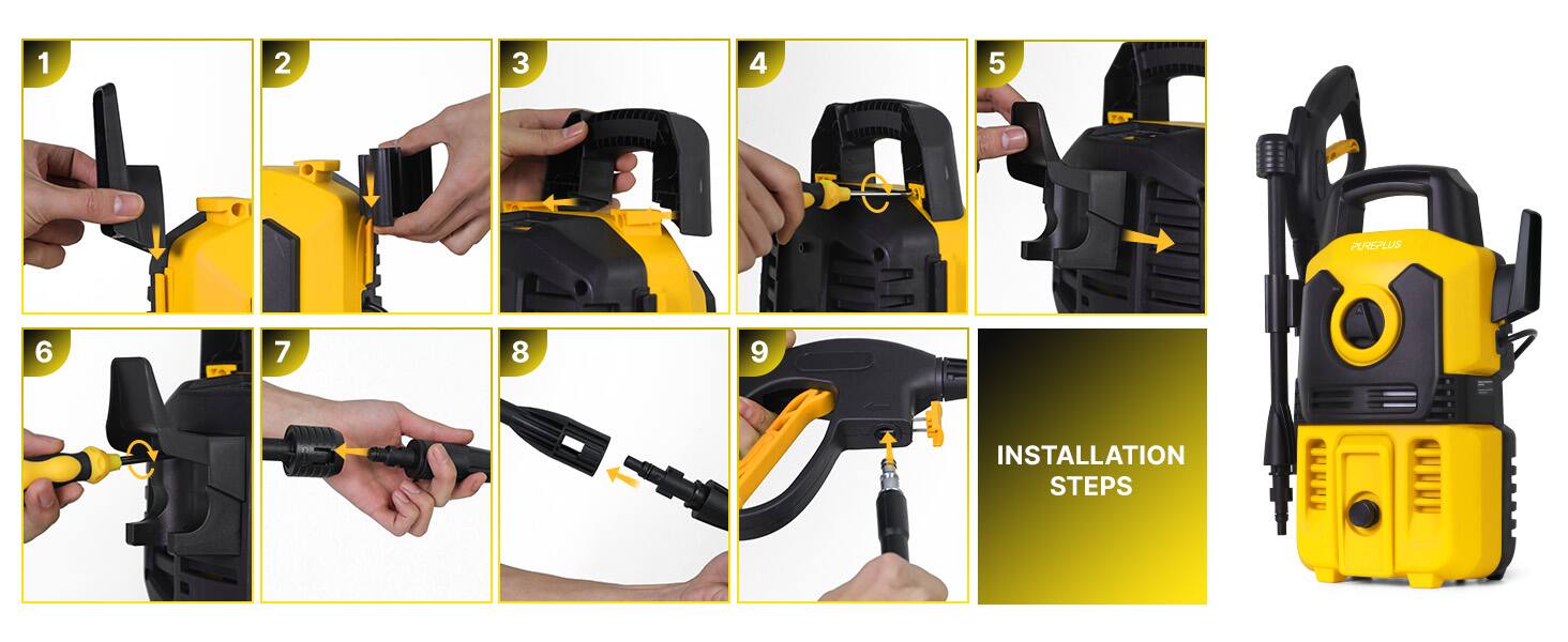 1 2 3 4 5 PUREPLUS 6 7 8 9 INSTALLATION STEPS