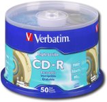 Front Standard. Verbatim - 50-Pack LightScribe 52x CD-R Disc Spindle.