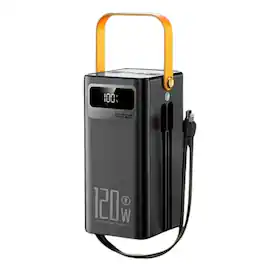 Stock Preferred - 70,000mAh 120W Portable Power Bank - Black