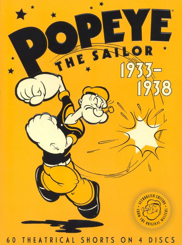  Popeye the Sailor: 1933-1938, Vol. 1 [4 Discs] [DVD]