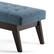 Alt View 12. Simpli Home - Draper Mid Century Tufted Ottoman Bench - Denim Blue.