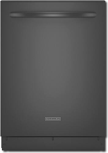 Front Standard. KitchenAid - Architect II S Series 24" Tall Tub Built-In Dishwasher - Black.