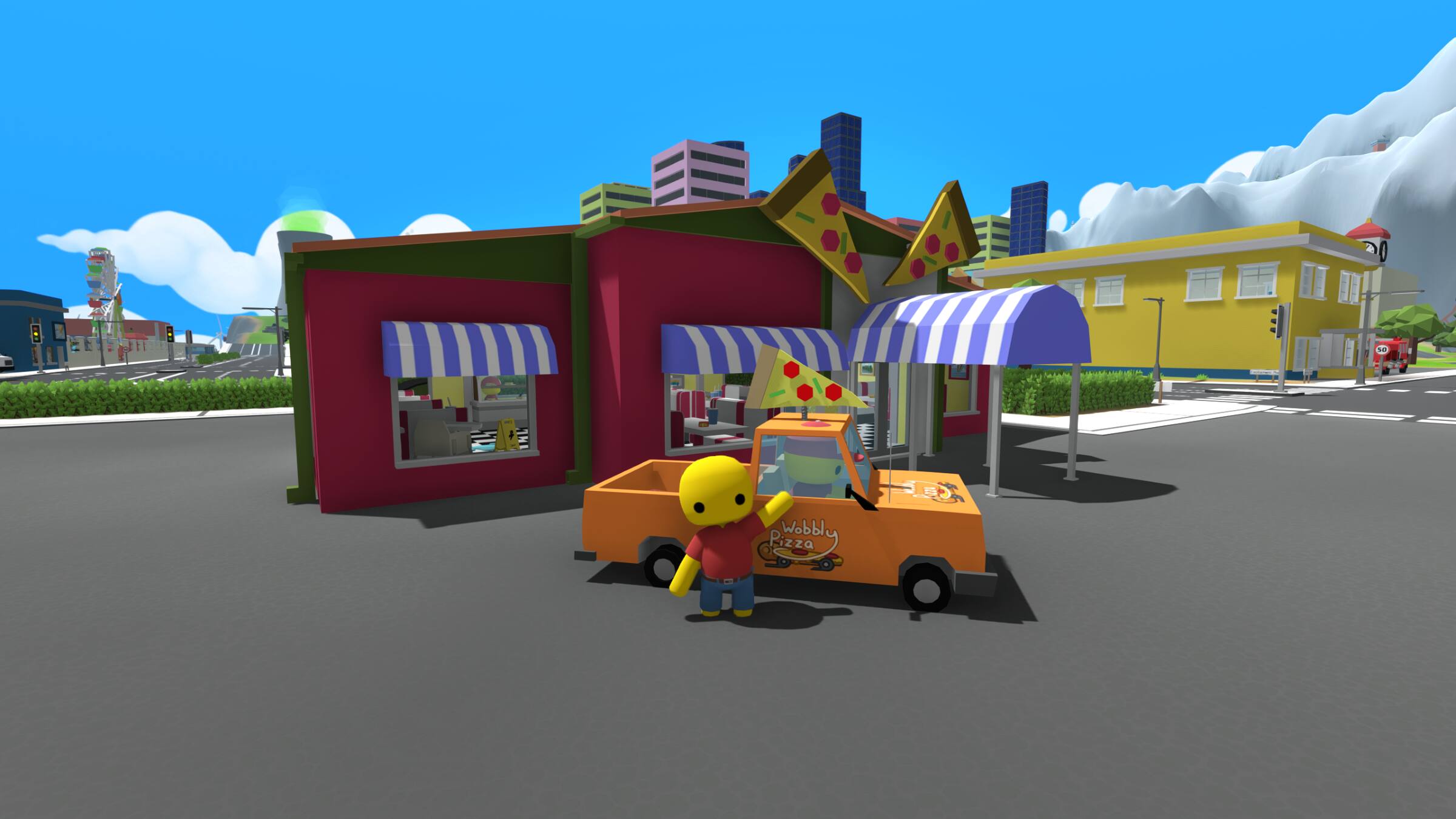 The text on the image reads "Wobbly Pizza."