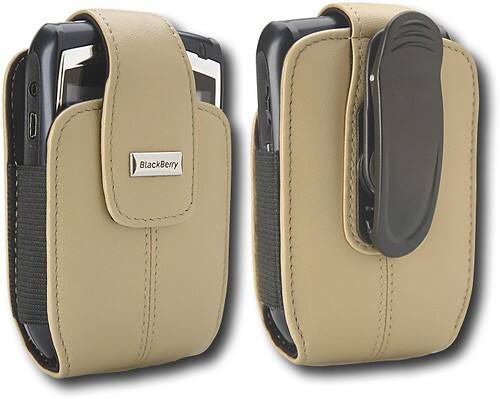 Angle Standard. BlackBerry - Leather Case for BlackBerry Smartphones - Ecru Tan.