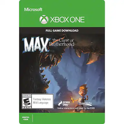 Front. Microsoft - Max: The Curse of Brotherhood. - E10+ (Everyone 10+)