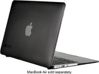 Front Zoom. Speck - Shell Case for 13" Apple® MacBook Air® - Onyx Black Matte.