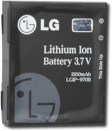 Angle Standard. LG - Lithium-Ion Battery for LG VX8700 Cell Phones.