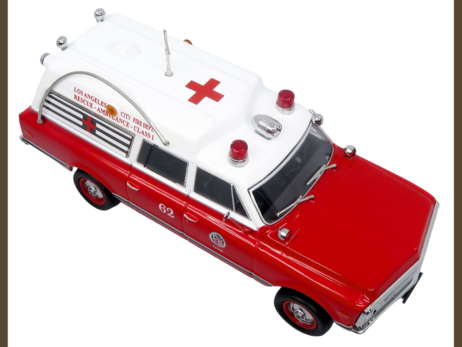 LOS ANGELES RESCUE AMBULANCE - CLASS 1 CITY FIRE DEPT. 62 1114