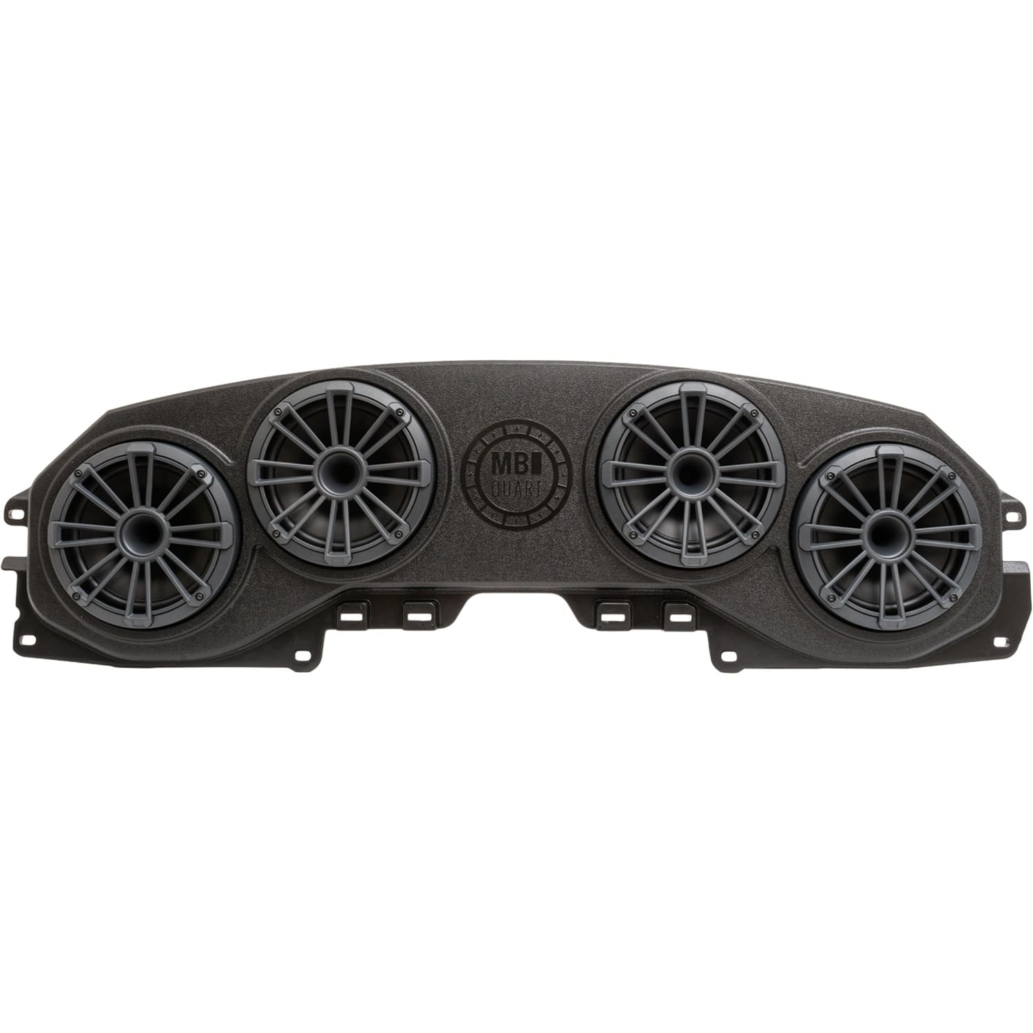 MB Quart - Tuned 8" Compression Horn Car 4-Speaker Kit with Interchangeable Grilles for Jeep Wrangler JL and Gladiator JT Vehicles - Black - Front_Zoom