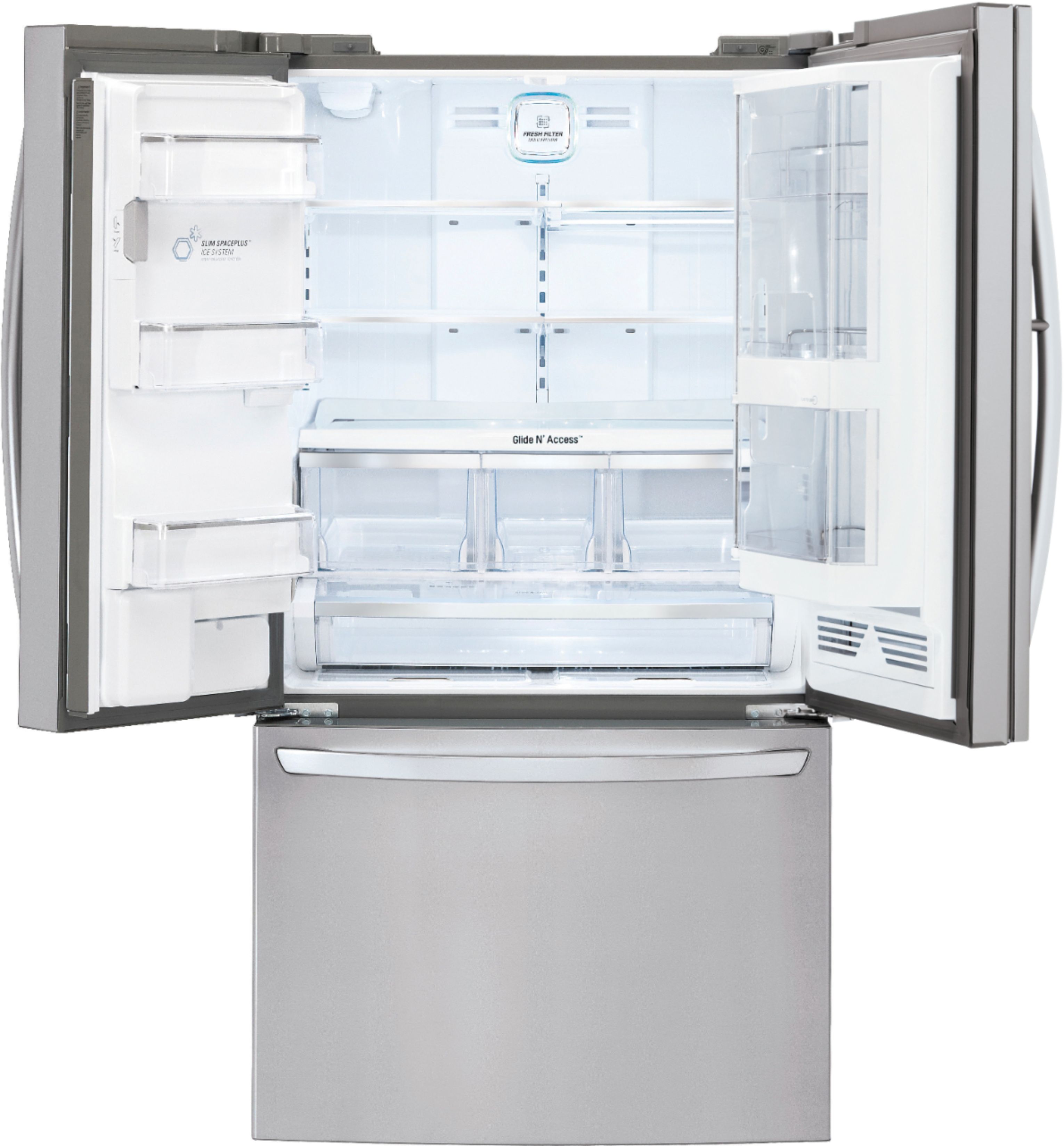 Customer Reviews: LG 31.5 Cu. Ft. Door-in-Door French Door Refrigerator ...