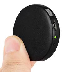 Front. Knight Security - 128GB (1600 hour) Small Voice Recorder Device | Magnetic Mini Audio Recorder | Mini Sound Recorder - Knight KT1000 Black - Black.