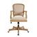 Angle. Linon Home Décor - Brewer Swivel Office Chair - Beige.