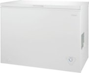 Front. Insignia™ - 10.2 Cu. Ft. Garage-Ready Chest Freezer - White.