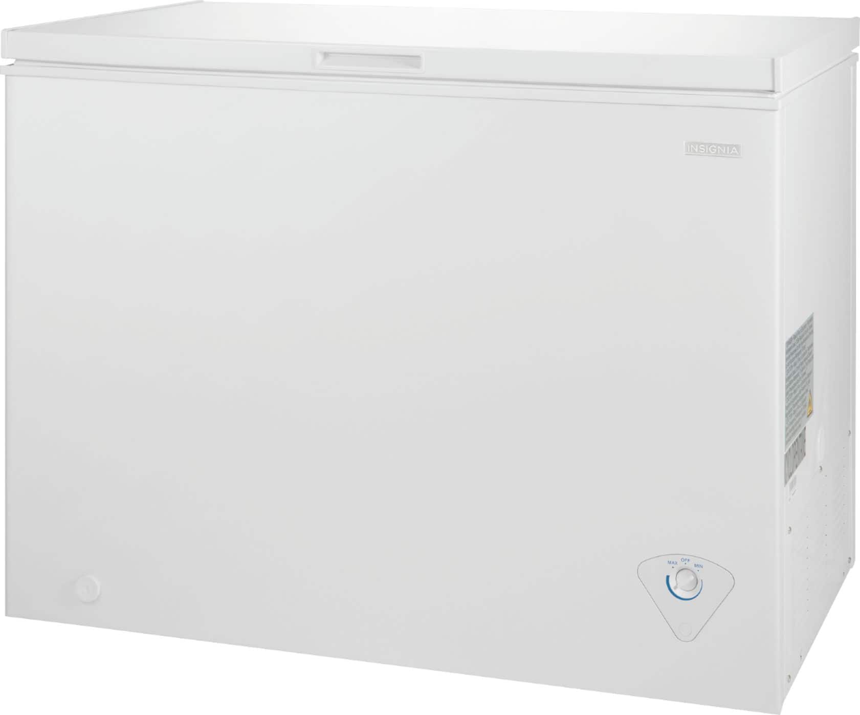 Zoom in on Front. Insignia™ - 10.2 Cu. Ft. Garage-Ready Chest Freezer - White.